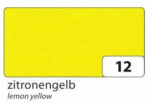 Moosgummi 2mm zitronengelb FOLIA 231012 - 20x29cm, ideal für kreative Bastelprojekte und DIY-Ideen