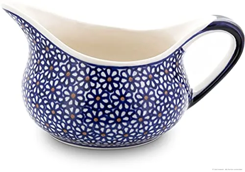 Bunzlauer Keramik Sauciere/Soßenschüssel 18x9,6cm, 0,45 Liter Dekor 120