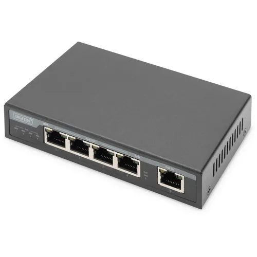Digitus DN-95128-1 PoE Extender - Sonstige Netzwerkartikel, erweitert Ihr Ethernet-Signal auf bis zu 100 Meter ohne zusätzliches Netzteil, ideal für Geräte mit höherem Stromverbrauch.