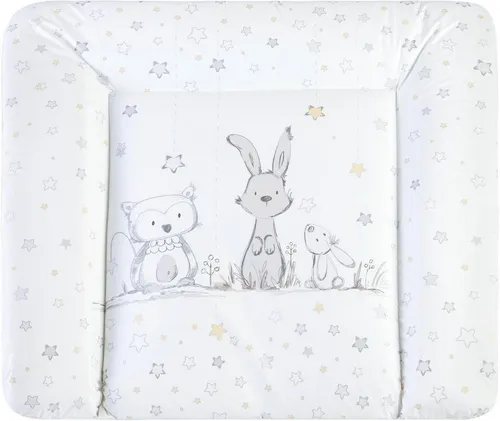 Julius Zöllner Wickelauflage Softy Häschen und Eule von Julius Zöllner