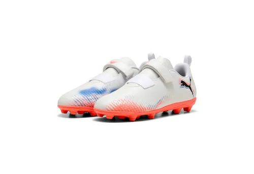 PUMA FUTURE 8 PLAY V FG/AG RB JR Fußballschuh für Rasenplätze - Entfessle deine Kreativität mit den FUTURE 8 PLAY! Synthetisches Obermaterial sorgt für optimalen Komfort und Unterstützung. Der innovative Klettverschluss ermöglicht schnelles Anziehen und sicheren Halt.
