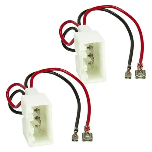 tomzz Audio 7104-001-2 Lautsprecheradapter (2er Set) auf DIN kompatibel mit BMW 1er 3er 5er X1 X3 X5 X6 für Basslautsprecher