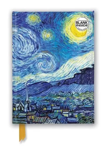 Vincent van Gogh: Starry Night (Foiled Blank Journal) (Notebook)