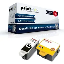 2x Kompatible Tintenpatronen für Kodak Easyshare 5000 Series Easyshare 5100 Easyshare 5300 Easyshare 5500 Easyshare 6150 8955916 NO 10 8955916 NO1...