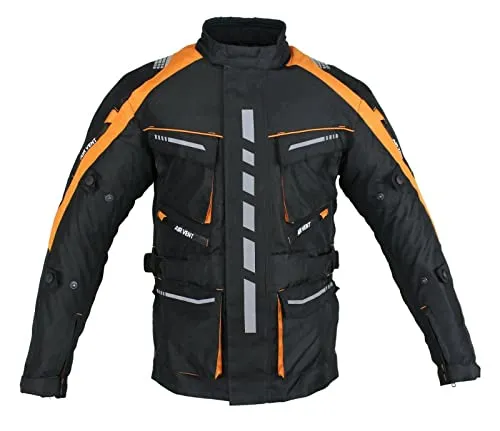 Motorradbekleidung Orange von Alpha Speeds