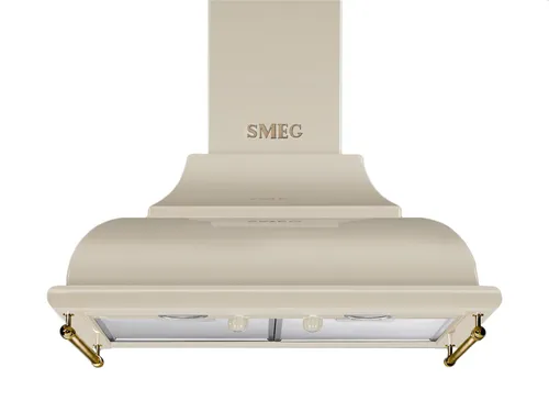 Smeg KC16POE Dekorwandhaube Creme 60 cm Cortina von Smeg