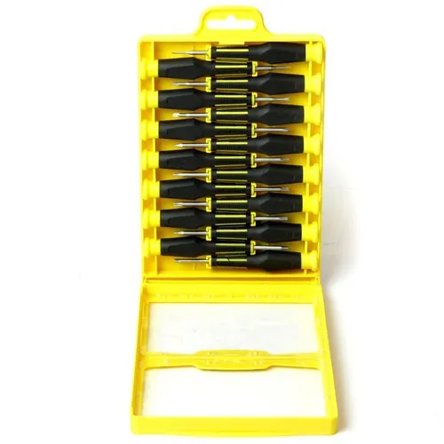 Profi Präzisions-Schraubendrehersatz Feinmechaniker Schraubenziehersatz 15tlg.