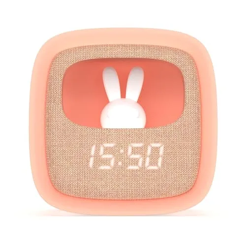 Alarm Clock with Light Billy Clock Pink in pink von MOB – MOBILITY ON BOARD