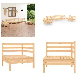 vidaXL 8 tlg. Garten Lounge Set Massivholz Kiefer