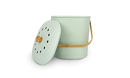 BIRAMBEAU - Komposteimer, 3,5 l, Farbe: Grün