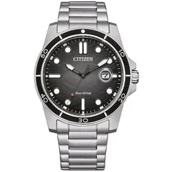 CITIZEN Herren Analog Quarz Uhr AW1816-89E - Edelstahl Armband, umweltfreundliches Eco Drive Modell mit präziser Zeitmessung und stilvollem Design für anspruchsvolle Herren.