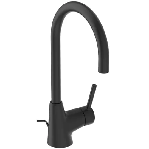 Waschtischarmatur Ceraline mit hohem Auslauf in schwarz von Ideal Standard