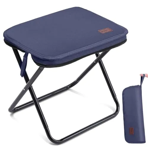 MOONCY Klapphocker Faltbar – Tragbarer Campinghocker bis 120kg