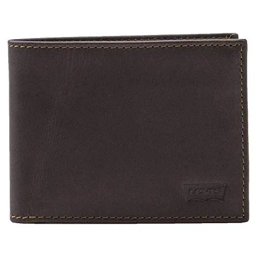 Levi's Unisex 233297-4-29 Wallets, Brown - Zubehör aus hochwertigem, glattem Leder für stilvolle Aufbewahrung und Langlebigkeit.