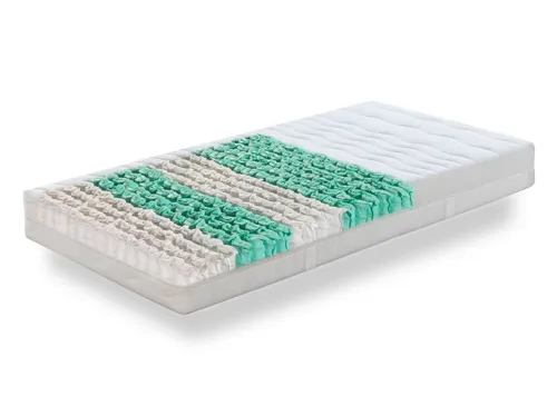 Betten-ABC Traumland TFK – 7-Zonen-Taschenfederkernmatratze - Matratze mit optimaler Druckentlastung und Klimabezug für ein angenehmes Schlafklima. Ideal für erholsame Nächte und entspannte Schlafbewegungen.