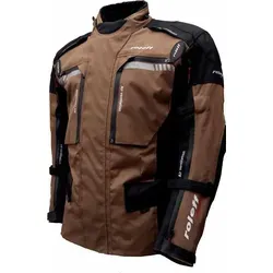 roleff Motorradjacke Enduro mit Protektoren - Motorradjacke in braun (XXXL) mit optimaler Belüftung und schützenden Protektoren für maximalen Komfort und Sicherheit beim Fahren.