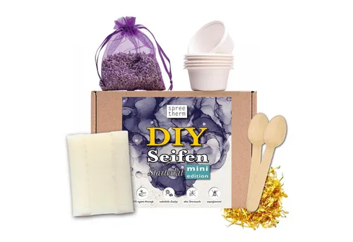 spreetherm Seifen-Set SEIFE SELBER MACHEN, inkl. 100 % veganer Kernseife, uvm., 1-tlg., - Unsere Empfehlung