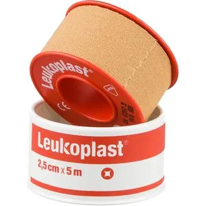 Leukoplast Fixierpflaster BSN-Medical Heftpflaster, Rolle, 5 m x 2,5 cm, wasserabweisend