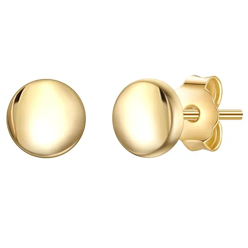 Glanzstücke München Damen Ohrstecker aus Sterling Silber - Elegante Ohrstecker aus 925er Sterling Silber, gelbvergoldet mit hochwertiger Verarbeitung. Ideal für jeden Anlass und ein stilvolles Accessoire in Ihrer Schmuckkollektion.