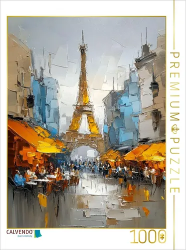 CALVENDO Puzzle Paris | 1000 Teile Lege-Größe 64x48cm Foto-Puzzle für glückliche