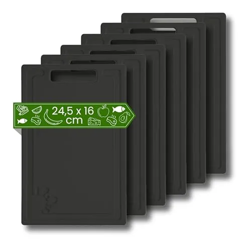 Frühstücksbrettchen Set Schwarz