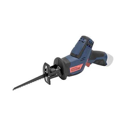 Güde Q9 Akku Säbelsäge 12V USS 12-0 - Sägen, leistungsstarke 12V Akku Reciprosäge mit werkzeuglosem Sägeblattwechsel, ideal für präzise Schnitte in Holz, Stahl und Plastik. Perfekt für handwerkliche Projekte.