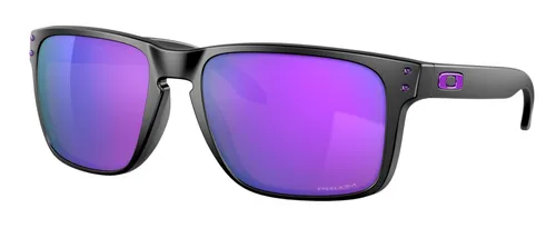 Oakley Holbrook XL Matte Black / Prizm Violet - Lifestylebrille für große Gesichter mit ultraleichtem O Matter-Rahmen und 100% UV-Schutz. Prizm Gläser sorgen für optimale Farb- und Kontrastwahrnehmung.