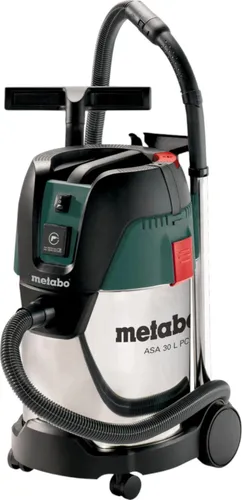 Metabo Allessauger ASA 30 L PC - Nass-Trockensauger 1250W, kompakt und ideal für Baustellen und Werkstätten mit manuellem Filterabreinigungssystem