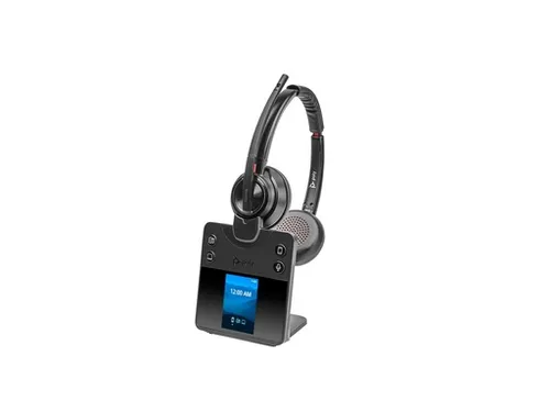 HP Poly Savi 8420 Office DECT - Bluetooth Stereo On Ear Headset, Noise-Cancelling für klare Gespräche und flexible Nutzung im Büro