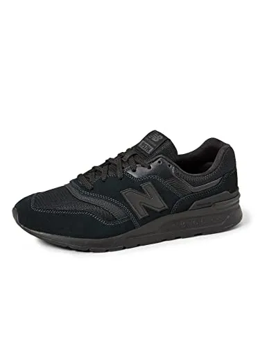 New Balance Herren 997H Core Trainers - Schwarz, 40.5 EU - Herren-Sneaker mit Obermaterial aus Wildleder und Mesh für optimalen Komfort und Atmungsaktivität, ideal für den täglichen Gebrauch.
