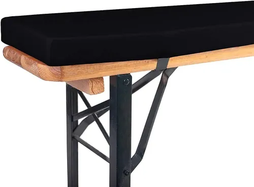 TexDeko Bankauflage Bierbankauflage (Einzeln) - Hochwertige Bankauflage für Bierzeltgarnitur, 220x25x4cm, mit abnehmbarem Bezug für einfachen Waschkomfort und verbesserten Sitzkomfort.