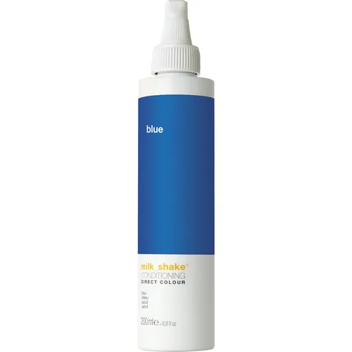 Milkshake Conditioning Direct Colour Blue 200ml - Haarfarbe ohne Ammoniak, angereichert mit Milchproteinen und Argan-Öl für brillante Ergebnisse und verbesserte Farbstabilität. Ideal für kreative Farb-Dienstleistungen.
