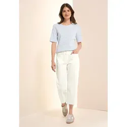 Cecil Damen B379053 Jeans - Vanilla White, 27W/24L - Jeans im Loose Fit mit High Waist und Wide Legs, ideal für lässige Looks. Aus Baumwollmix mit Stretchanteil für optimalen Tragekomfort.