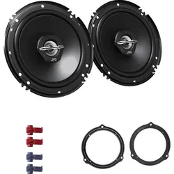 JVC CS-J620X Auto Lautsprecher 16,5 cm mit Einbauset passend für Ford Galaxy (WA6) ab 2006 Türen hinten 600 W 165mm  2 Wege Koax