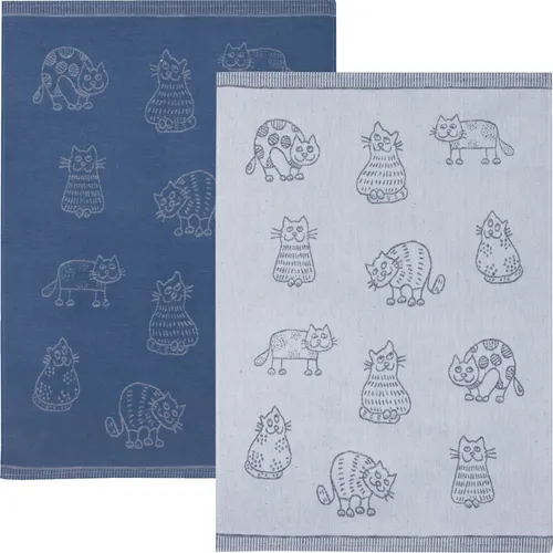 Kracht Geschirrtuch Geschirrtuch 2er-Pack, Halbleinen Motiv von Kracht