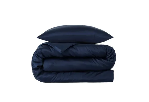twenty:three® Bettwäsche Atmungsaktiver Bettbezug aus Tencel™ Lyocell, 100% TENCEL™ Lyocell, 2 teilig, Atmungsaktiv, Ultraweich, Eukalyptusholz, Nachhaltig, Midnight Blue