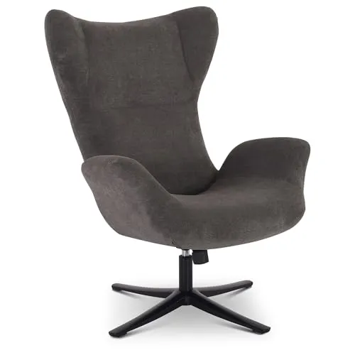 Raburg Relaxsessel Maxim, drehbar, Dunkelgrau von Raburg