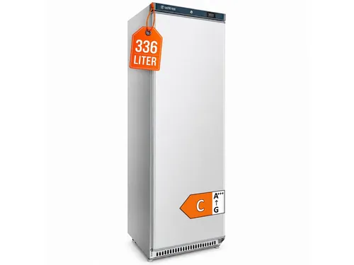 Lagerkühlschrank ECO 400, weiß mit Kunststoff-Innenraum