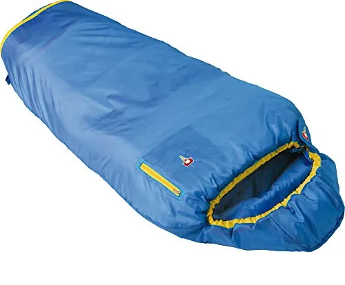 Grüezi bag Kinderschlafsack Water Blue - Schlafsäcke für Kinder, atmungsaktiv und hautfreundlich, ideal für Campingabenteuer und sorgt für eine angenehme Nachtruhe.
