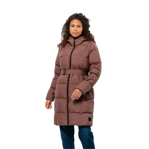 Jack Wolfskin Frozen Lake Coat 2023 - Damen Winter-Daunenmantel - Funktionsjacke mit winddichtem und wasserabweisendem TEXASHIELD Material, ideal für kalte Tage. Zertifizierte Daunenfüllung sorgt für optimale Wärme und Komfort.