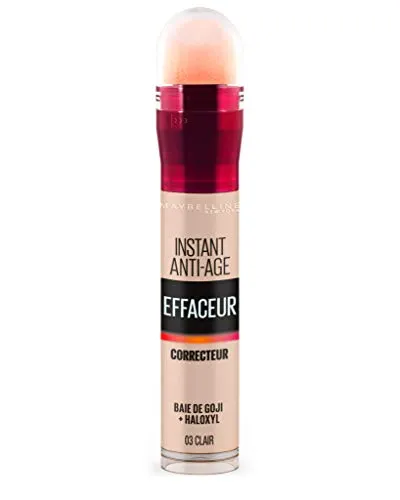 Maybelline New York - Concealer/Concealer Fluid – Instant Anti-Aging L'Effaceur – Tönung: klar (03) – 6,8 ml