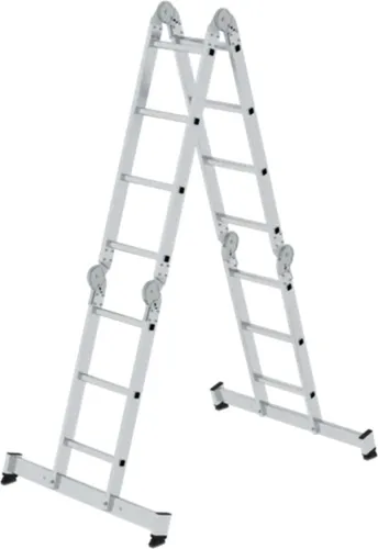 MUNK Vielzweckleiter 31324 alu 2x 4 Sprossen, H: 402,0 cm von MUNK Günzburger Steigtechnik