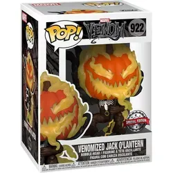 Marvel Venom - Venomized Jack O'Lantern 922 Special Edition Funko Pop! Figur - Actionfigur aus der beliebten Funko Pop! Reihe, ca. 10 cm groß und ideal für Sammler und Marvel-Fans. Perfekte Halloween Edition mit einzigartigem Design!