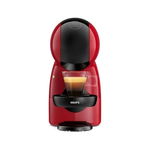 Kapsel-Kaffeemaschine Krups Dolce Gusto Piccolo XS KP1A35P16 Rot - 15 bar Druck, kompakt und stilvoll für perfekten Kaffeegenuss