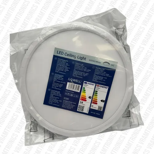 Deckenleuchte LED Deckenlampe, IP44 Wasserfest Badlampe Rund Flach 18W 6000K