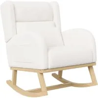 PXloue Polsterstuhl Schaukelsessel mit Lendenkissen – Komfort für Ihr Zuhause