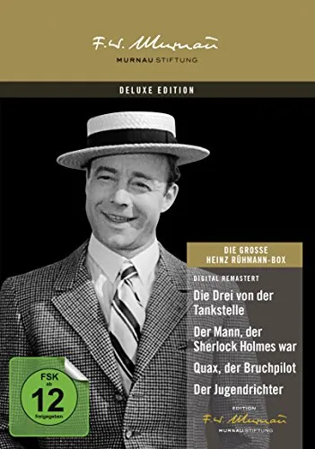 Die große Heinz Rühmann Box [4 DVDs] - Filme mit den besten Klassikern von Heinz Rühmann, ideal für Filmfans und nostalgische Abende, freigegeben ab 12 Jahren.