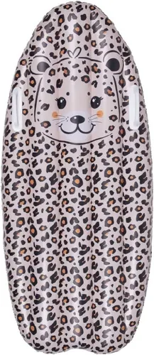 Swim Essentials Surfbrett Beige Leopard | Sommer Surfen Kinder Brett Strand Meer