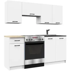 Produktbild Küchenmöbel-Set OLIWIA 1.8m Modulares Weiß