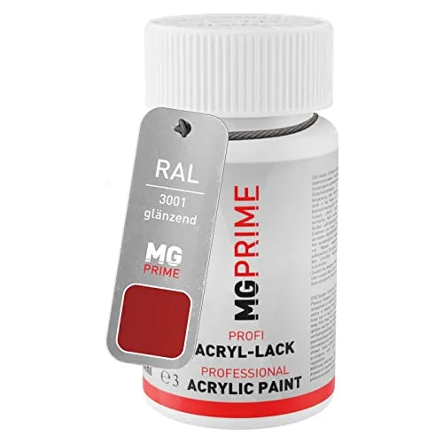 MG PRIME RAL 3001 Signalrot/Signal red glänzend Lackstift 50 ml schnelltrocknend